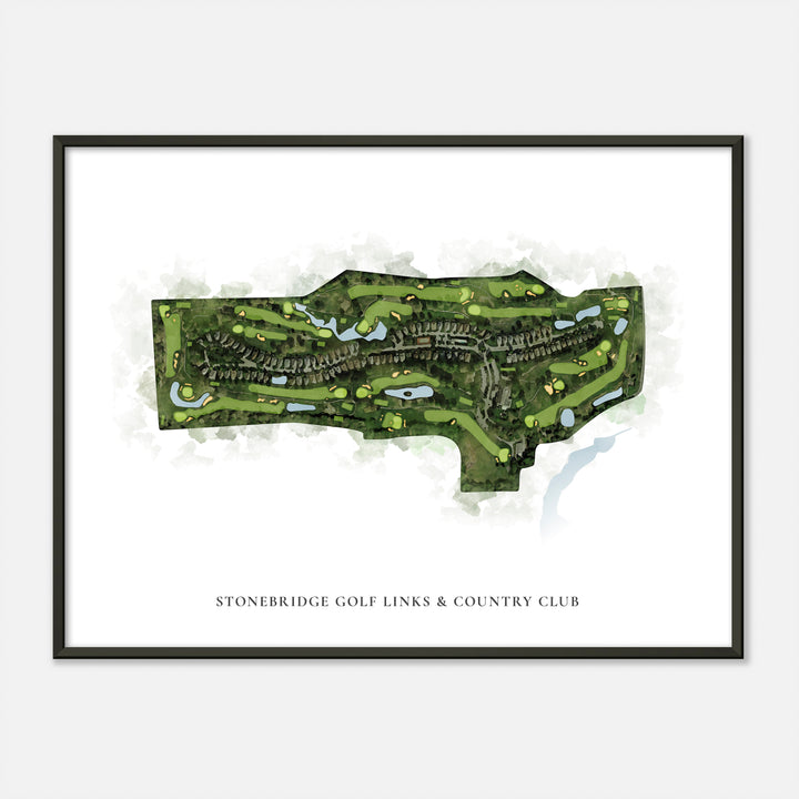 Print of Stonebridge Golf Links & Country Club Classic Map