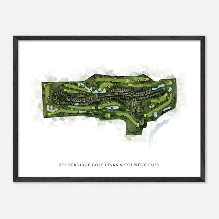 Print of Stonebridge Golf Links & Country Club Classic Map