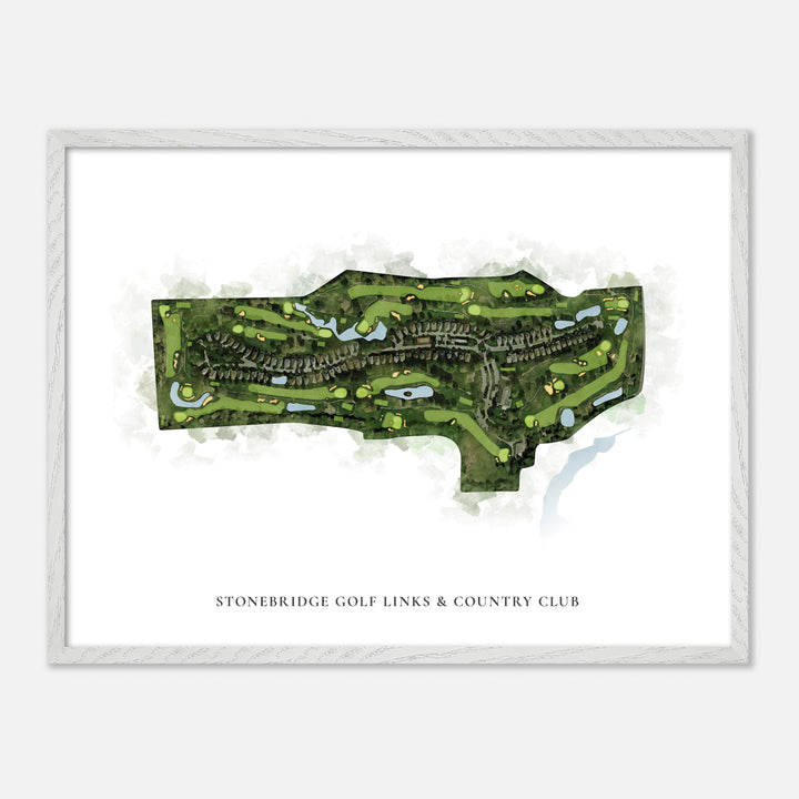 Print of Stonebridge Golf Links & Country Club Classic Map