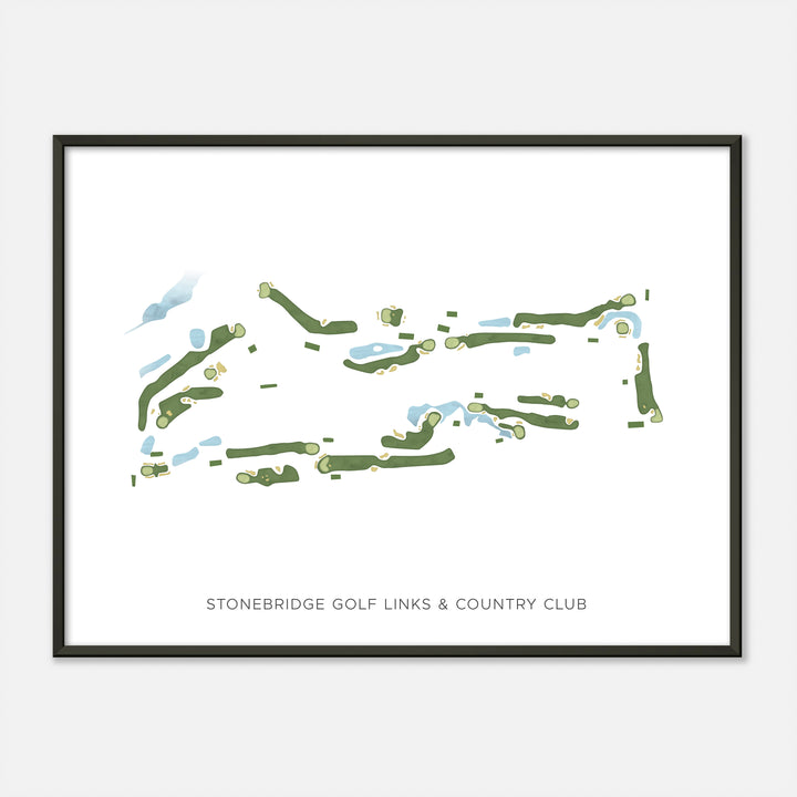Print of Stonebridge Golf Links & Country Club Modern Map