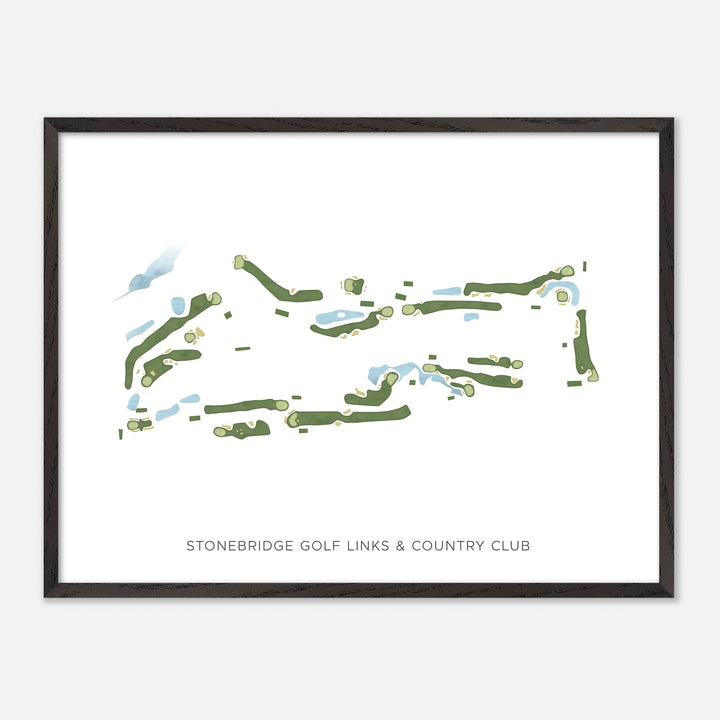 Print of Stonebridge Golf Links & Country Club Modern Map