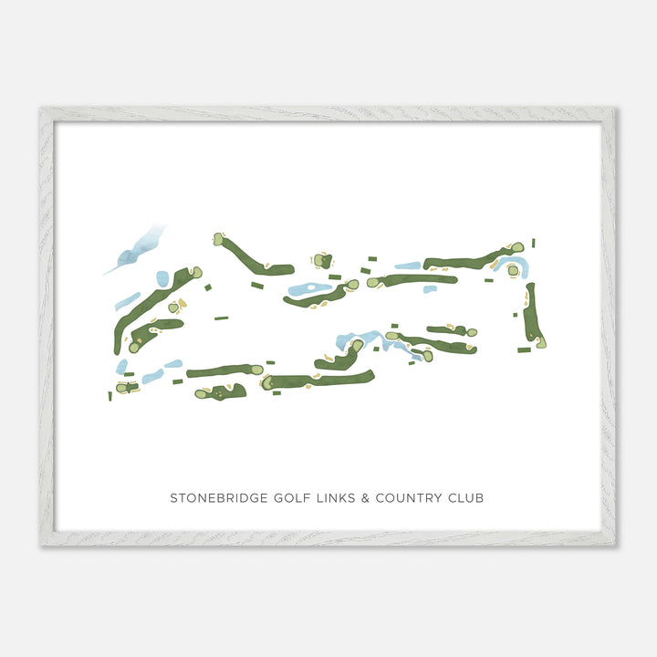 Print of Stonebridge Golf Links & Country Club Modern Map
