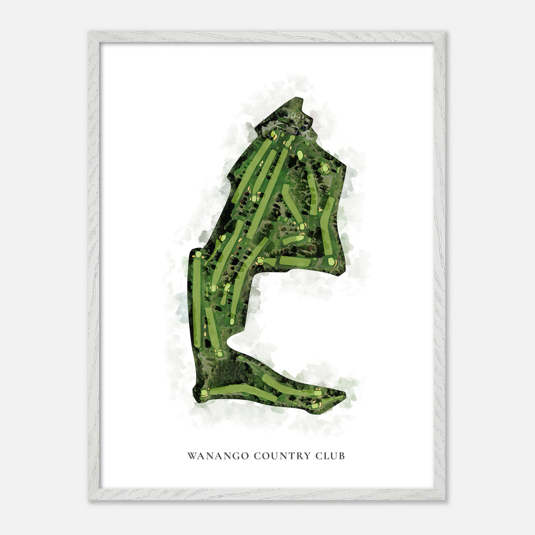 Print of Wanango Country Club Classic Map