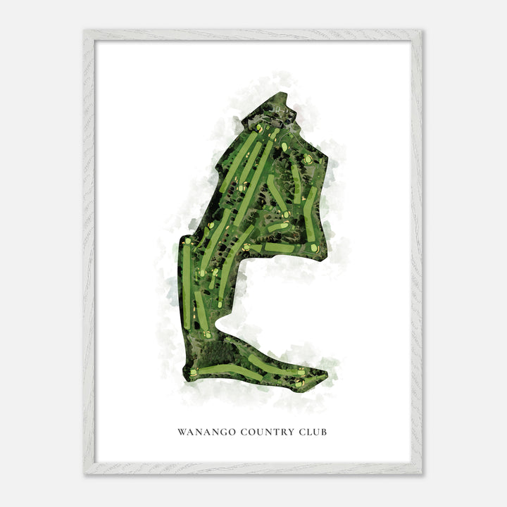Print of Wanango Country Club Classic Map