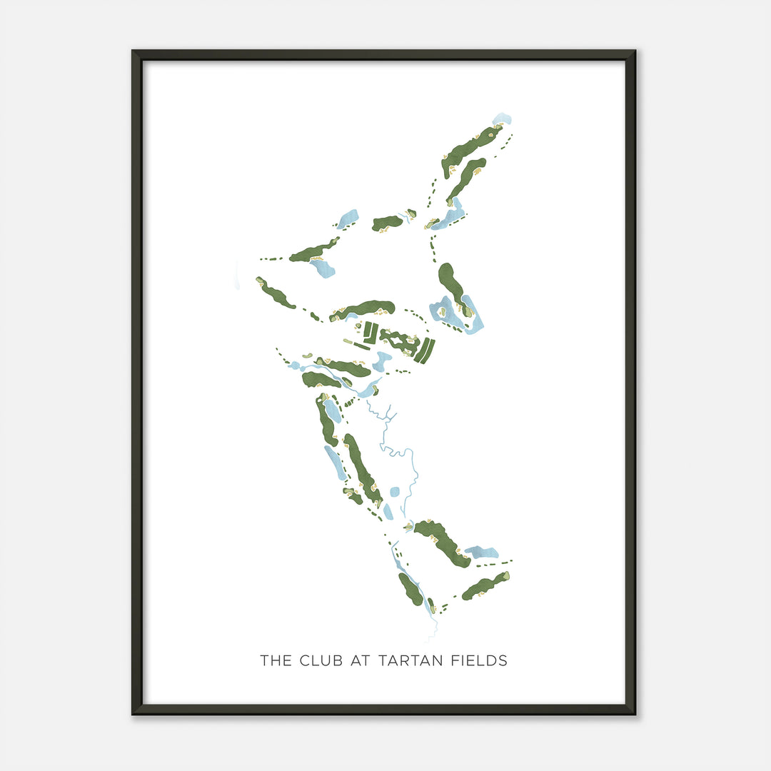 Print of The Club At Tartan Fields Modern Map