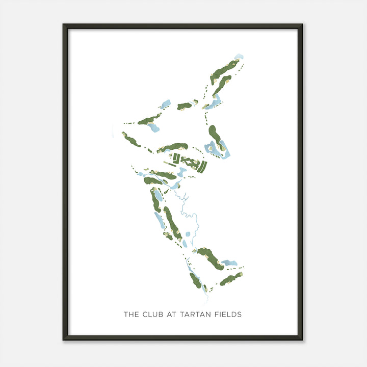 Print of The Club At Tartan Fields Modern Map