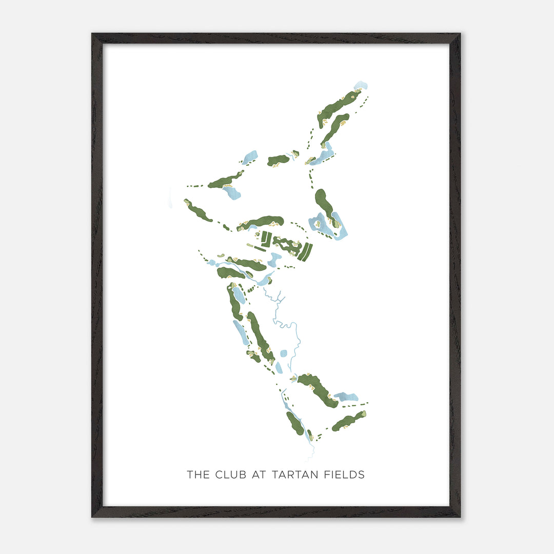 Print of The Club At Tartan Fields Modern Map