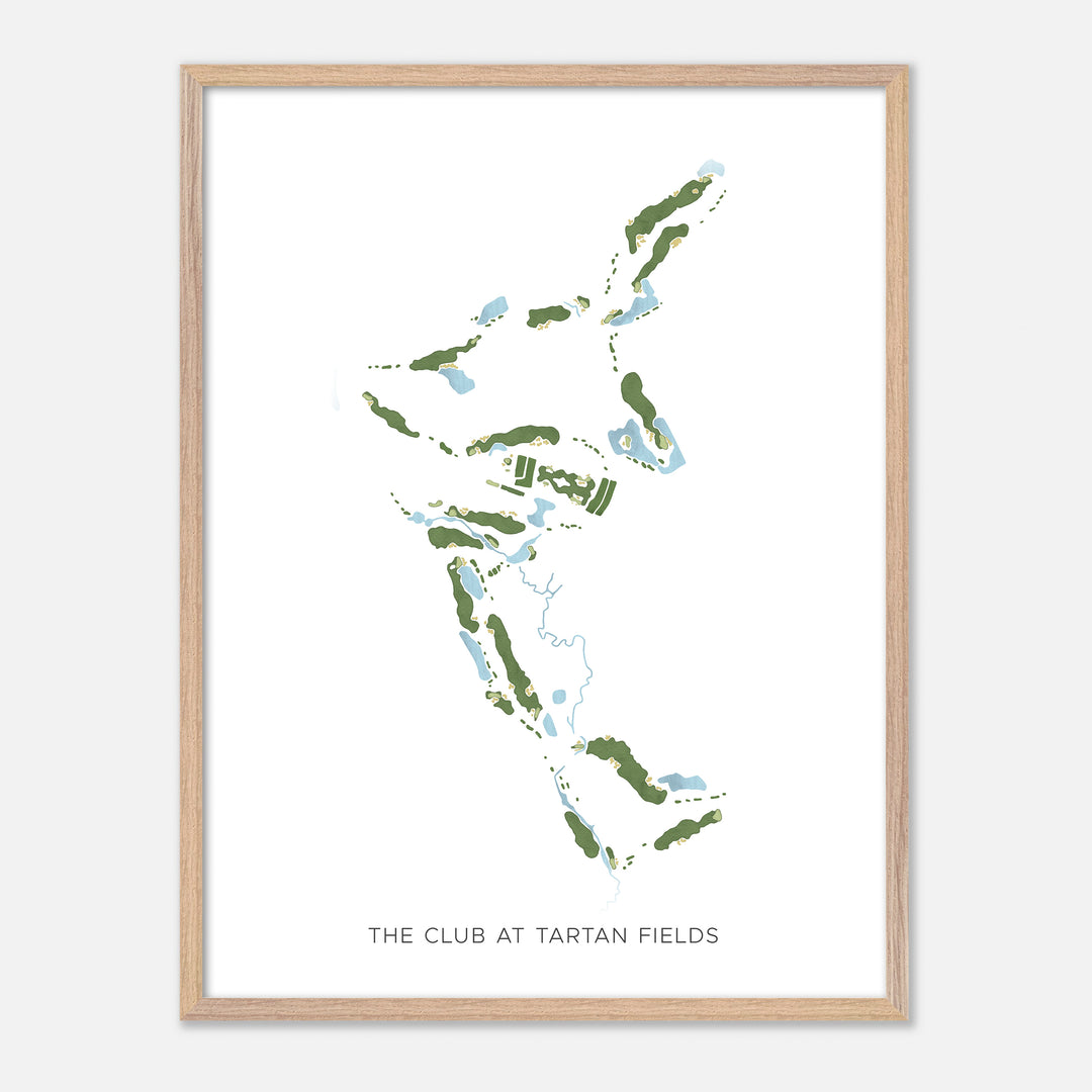 Print of The Club At Tartan Fields Modern Map