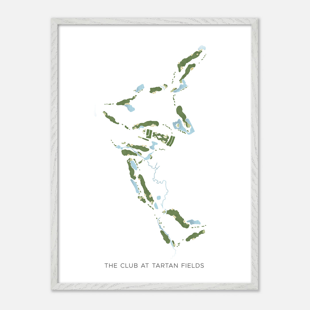 Print of The Club At Tartan Fields Modern Map