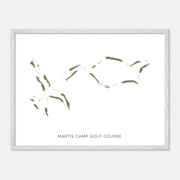 Print of Martis Camp Golf Course Modern Map