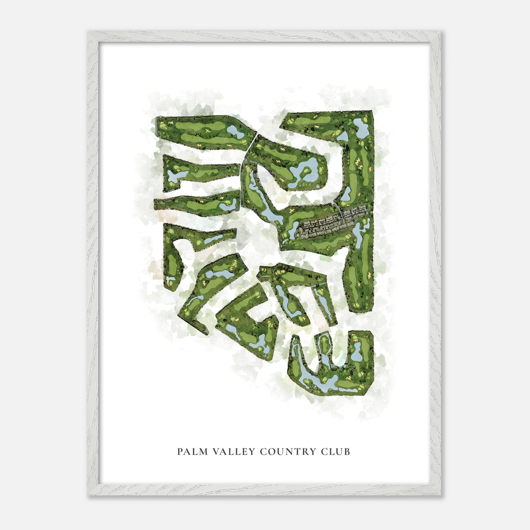 Print of Palm Valley Country Club Classic Map