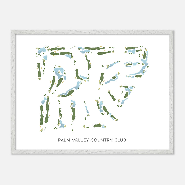 Print of Palm Valley Country Club Modern Map