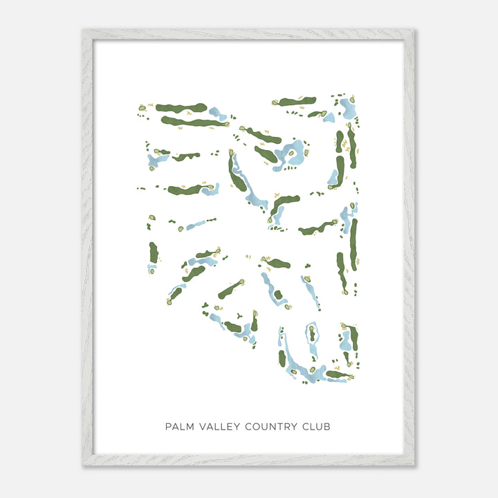 Print of Palm Valley Country Club Modern Map