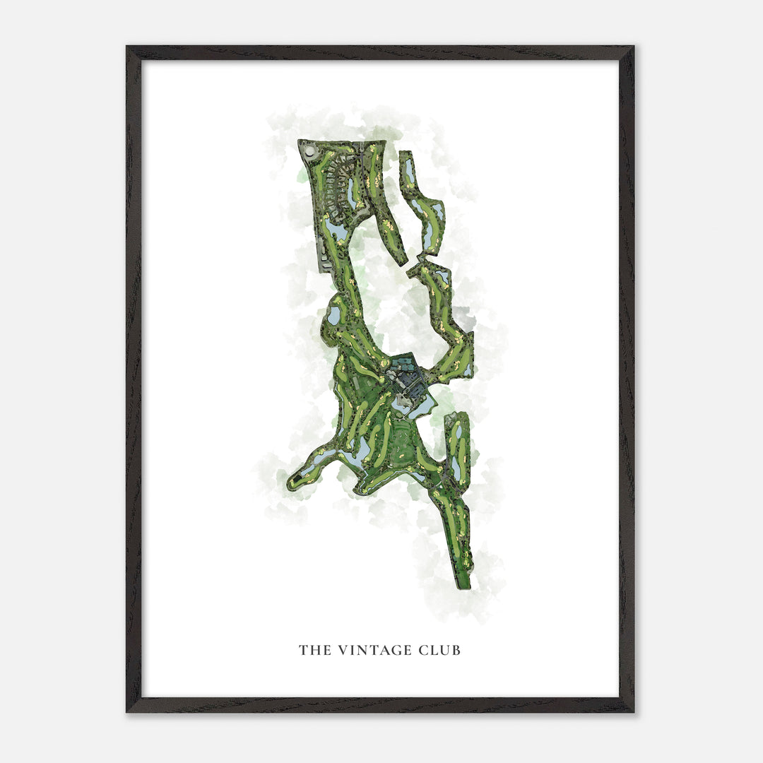 Print of The Vintage Club Classic Map
