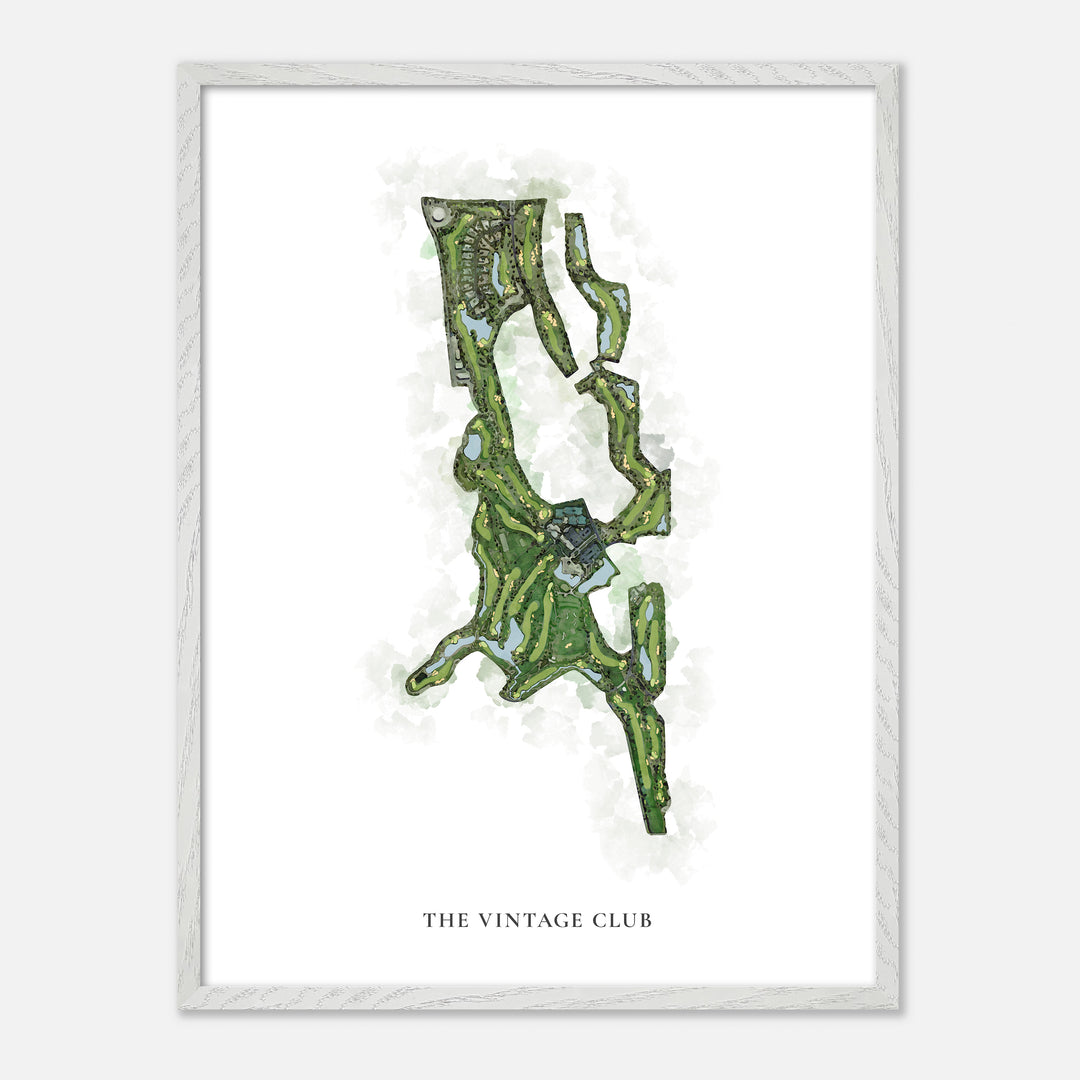 Print of The Vintage Club Classic Map