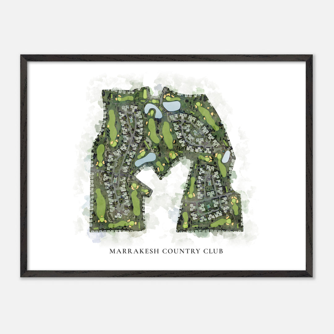 Print of Marrakesh Country Club Classic Map