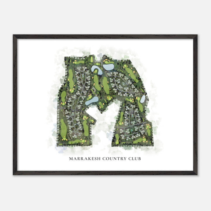 Print of Marrakesh Country Club Classic Map