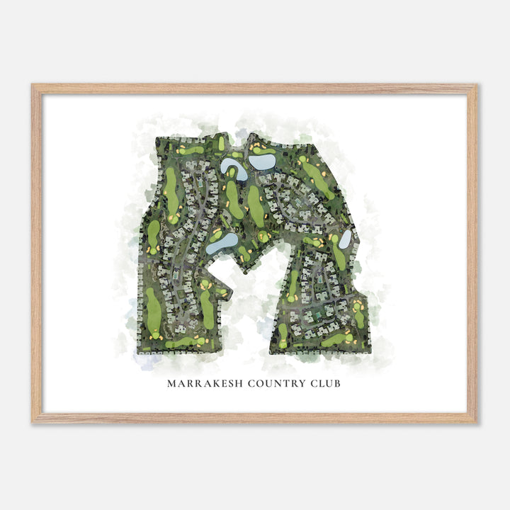 Print of Marrakesh Country Club Classic Map