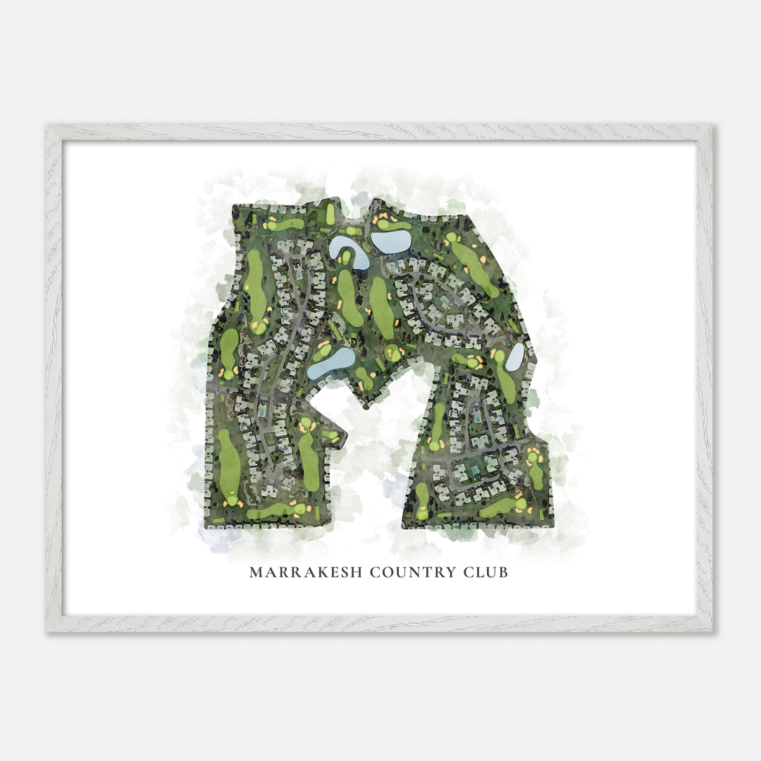 Print of Marrakesh Country Club Classic Map