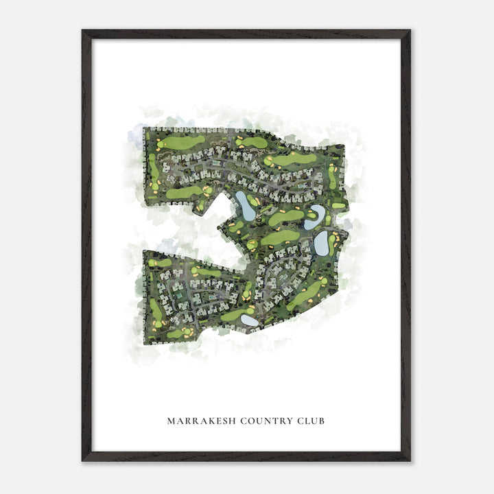 Print of Marrakesh Country Club Classic Map