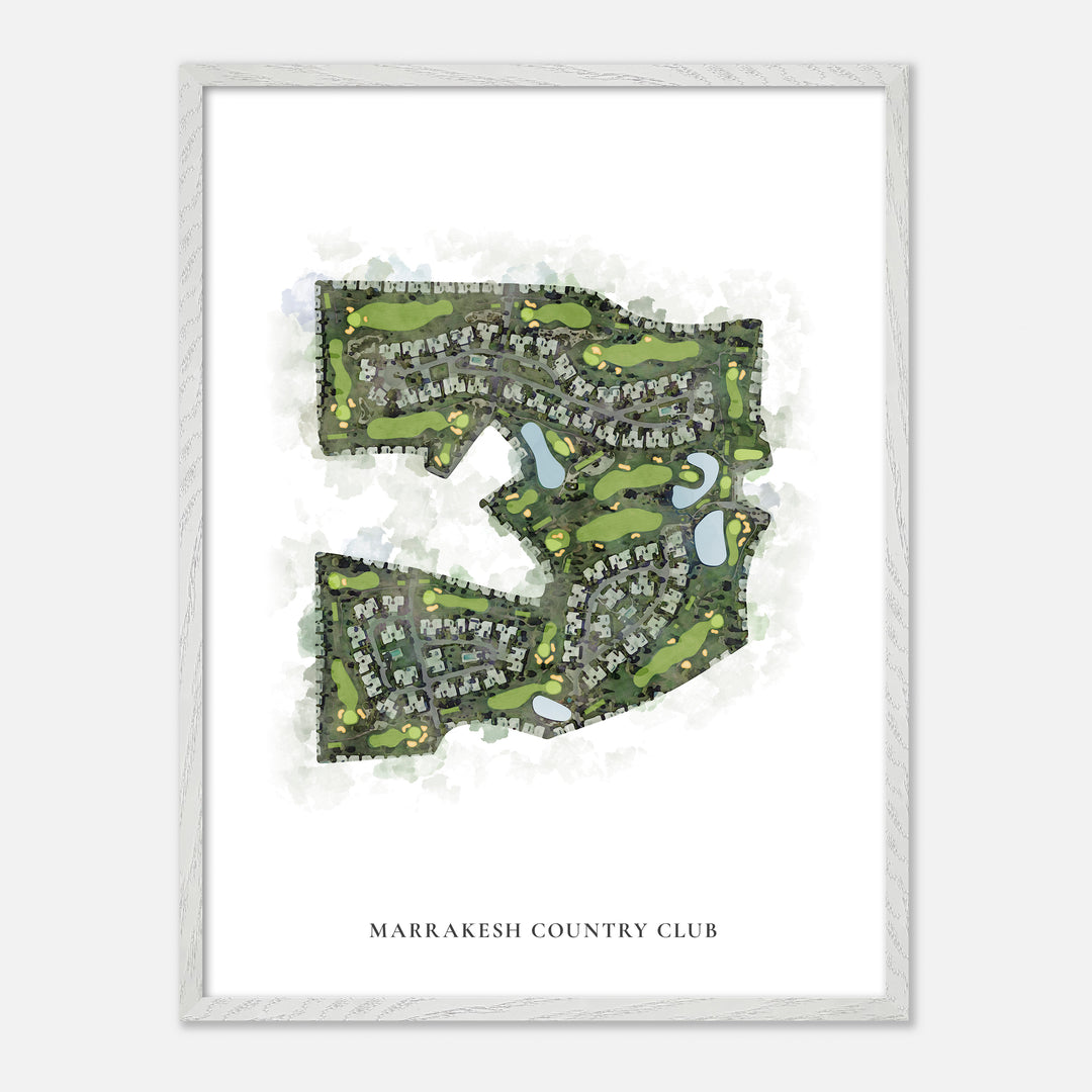 Print of Marrakesh Country Club Classic Map