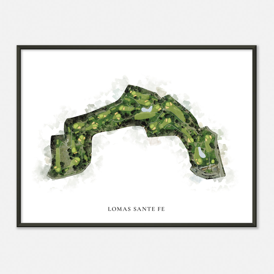 Print of Lomas Sante Fe Classic Map