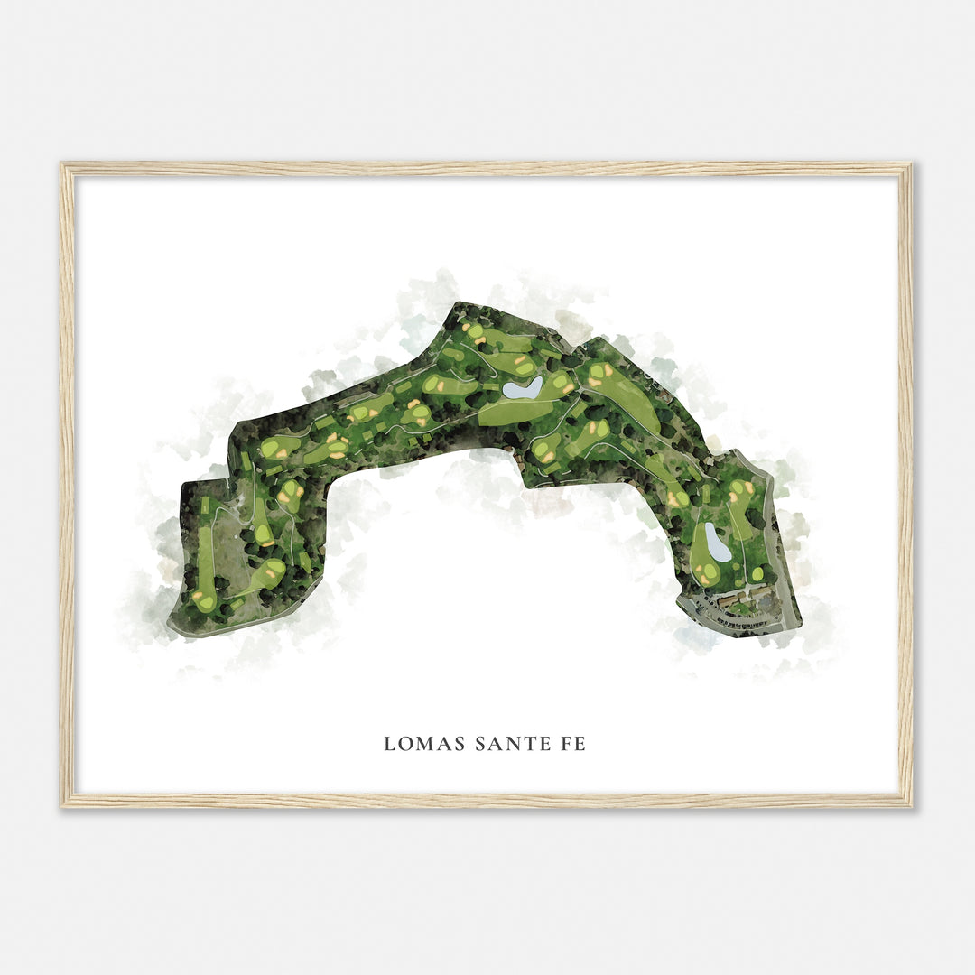 Print of Lomas Sante Fe Classic Map