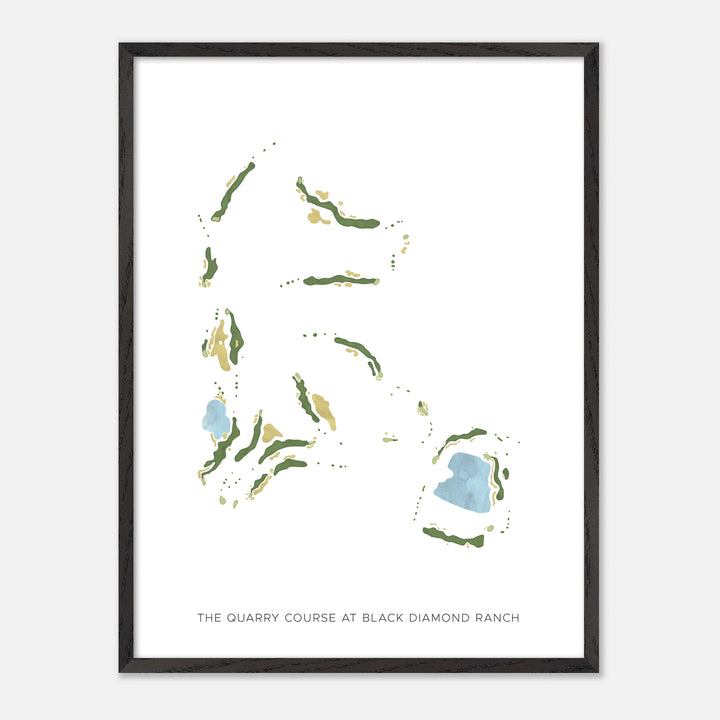 Print of The Quarry Course At Black Diamond Ranch Modern Map