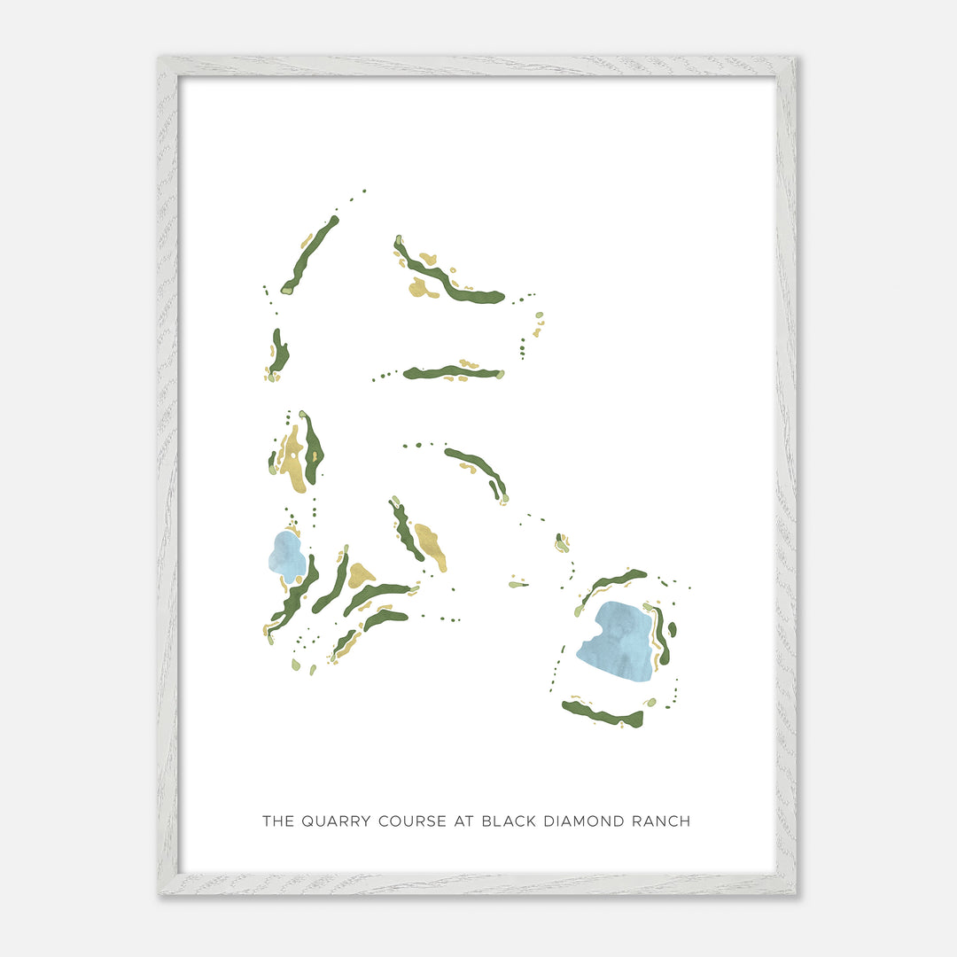 Print of The Quarry Course At Black Diamond Ranch Modern Map