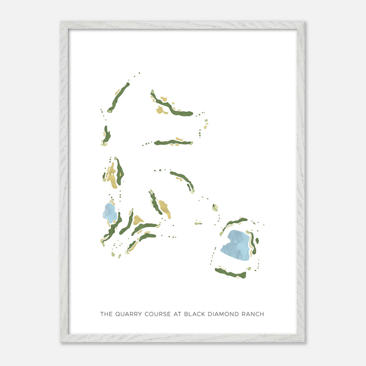 Print of The Quarry Course At Black Diamond Ranch Modern Map