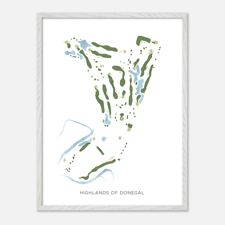 Print of Highlands Of Donegal Modern Map