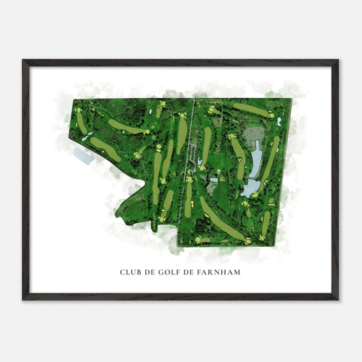 Print of Club de Golf de Farnham Classic Map