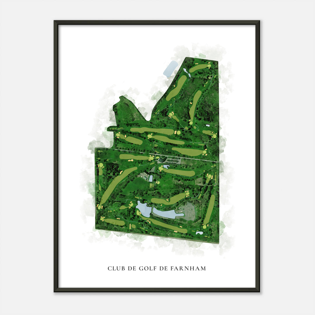 Print of Club de Golf de Farnham Classic Map