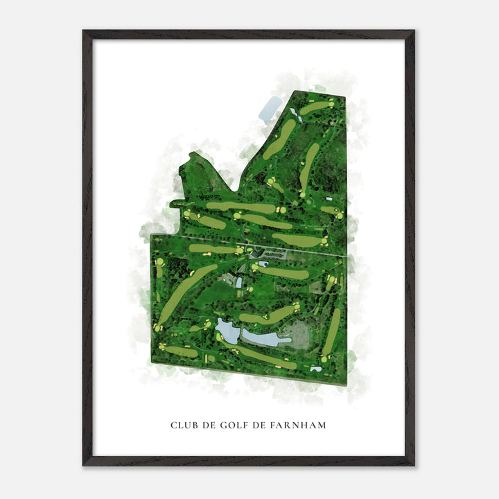 Print of Club de Golf de Farnham Classic Map