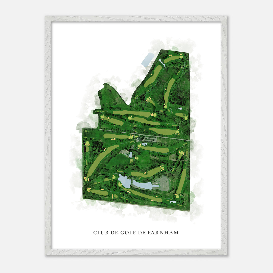 Print of Club de Golf de Farnham Classic Map