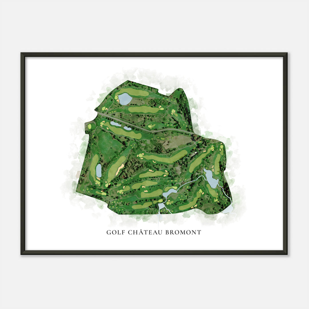 Print of Golf Château Bromont Classic Map