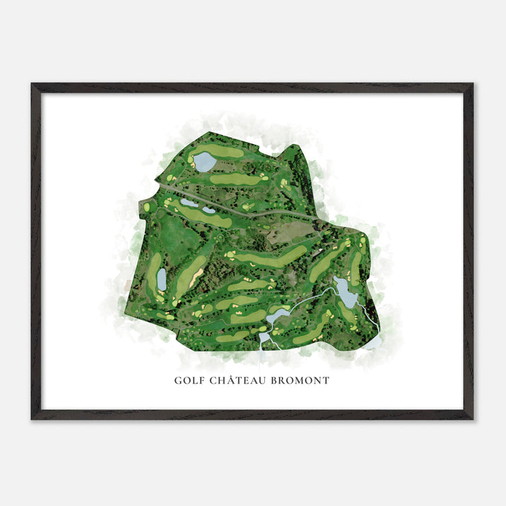 Print of Golf Château Bromont Classic Map