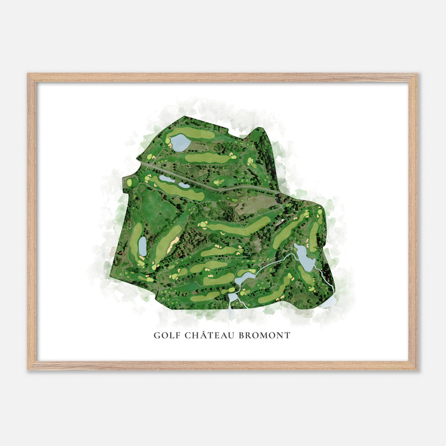 Print of Golf Château Bromont Classic Map