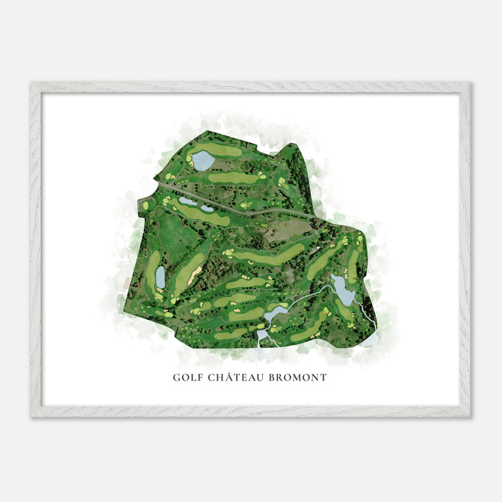 Print of Golf Château Bromont Classic Map