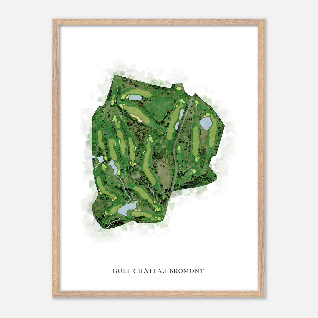 Golf Château Bromont, Canada - Classic Map