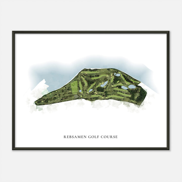 Print of Rebsamen Golf Course Classic Map