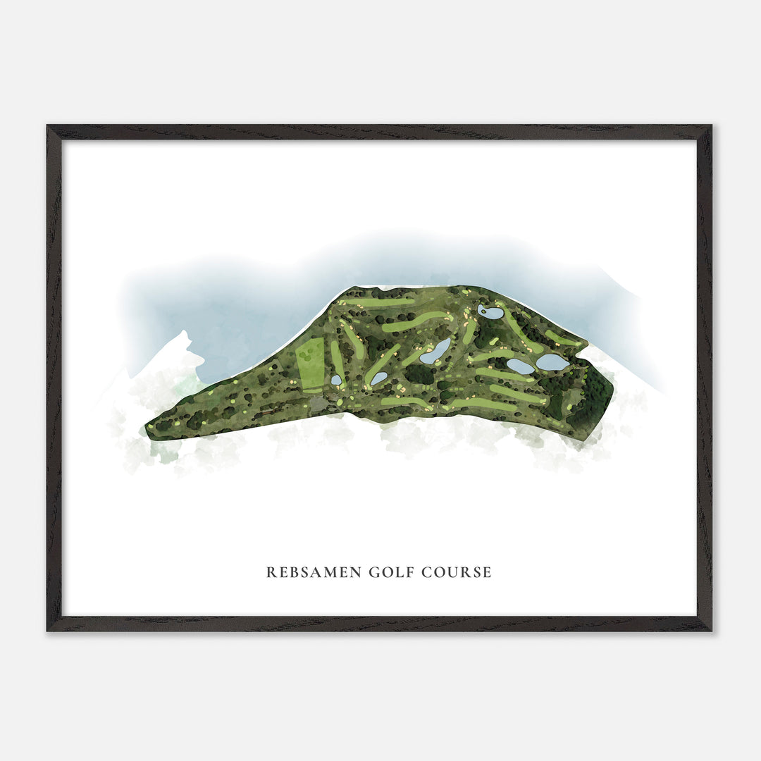 Print of Rebsamen Golf Course Classic Map