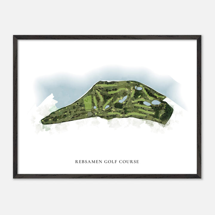 Print of Rebsamen Golf Course Classic Map