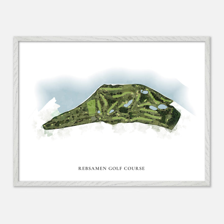 Print of Rebsamen Golf Course Classic Map