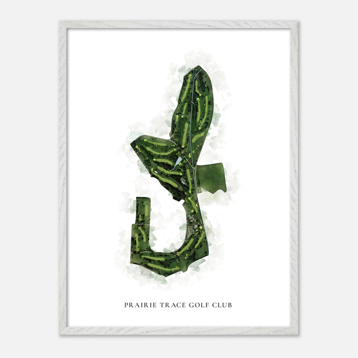 Print of Prairie Trace Golf Club Classic Map