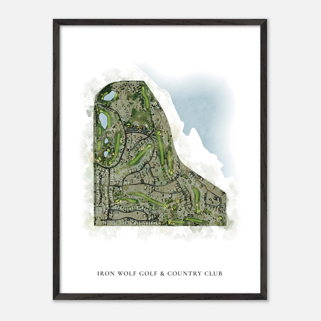 Print of Iron Wolf Golf &amp; Country Club Classic Map