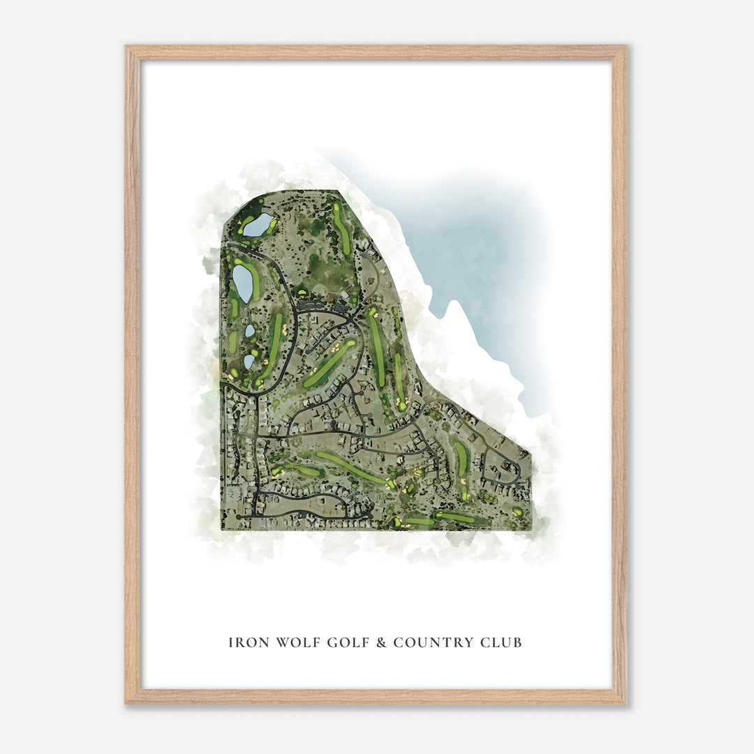 Print of Iron Wolf Golf &amp; Country Club Classic Map