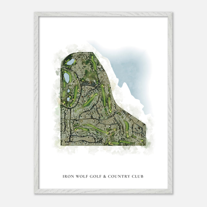 Print of Iron Wolf Golf &amp; Country Club Classic Map