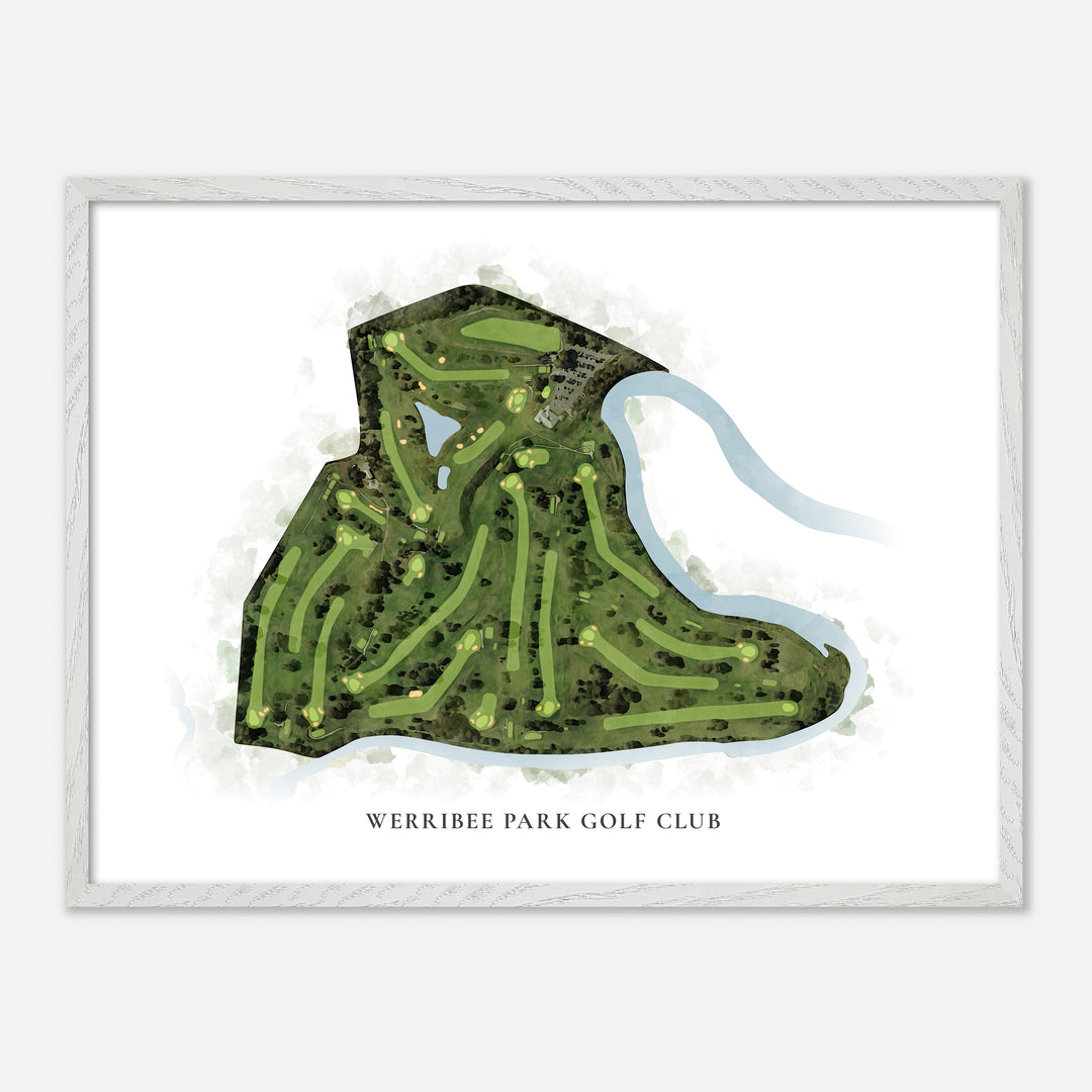 Print of Werribee Park Golf Club Classic Map