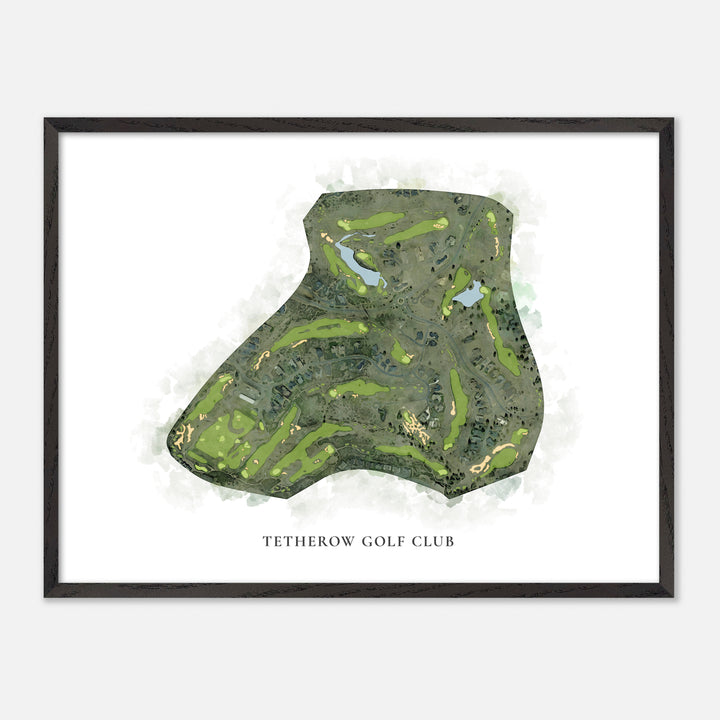 Print of Tetherow Golf Club Classic Map